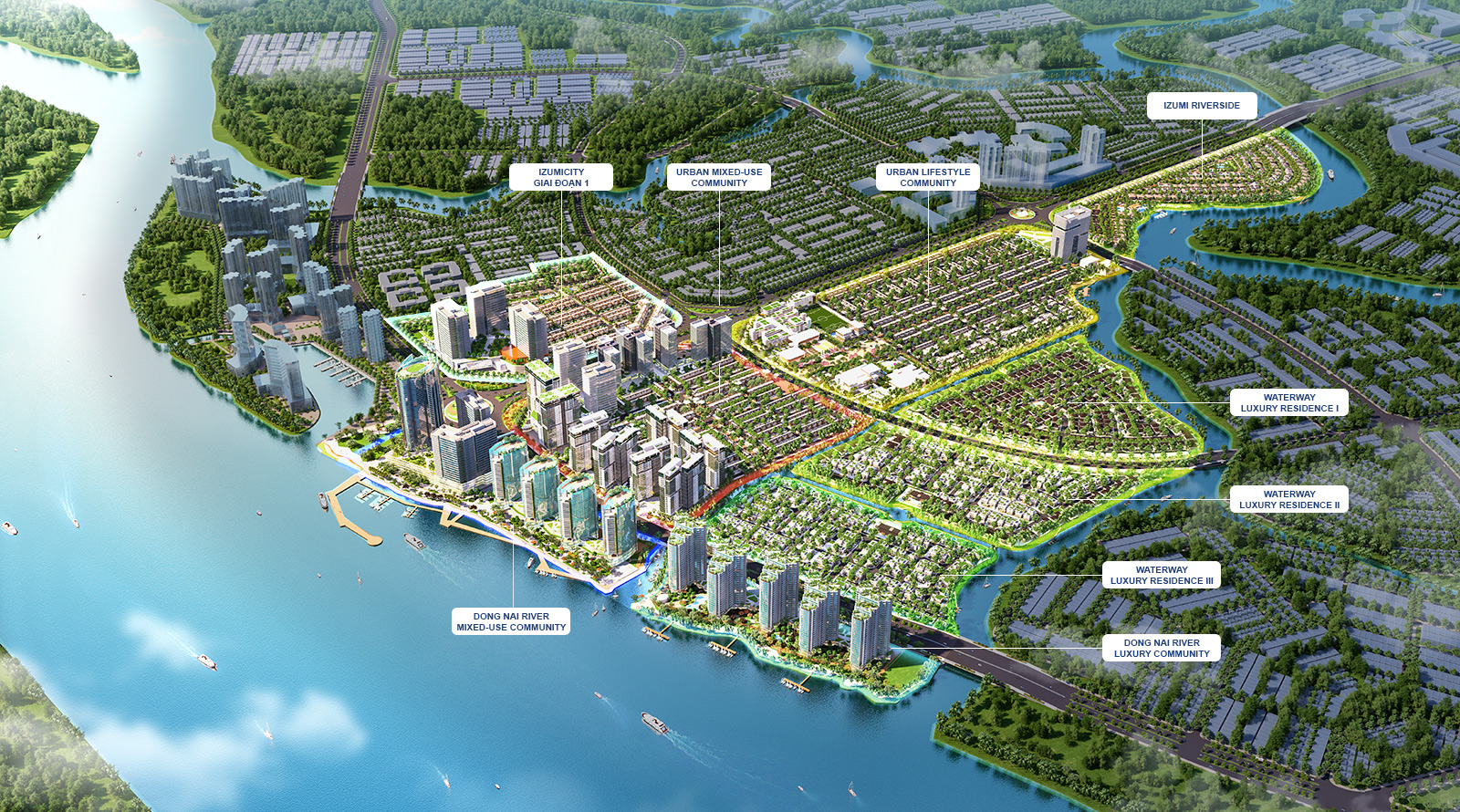 mặt bằng dự án izumi city