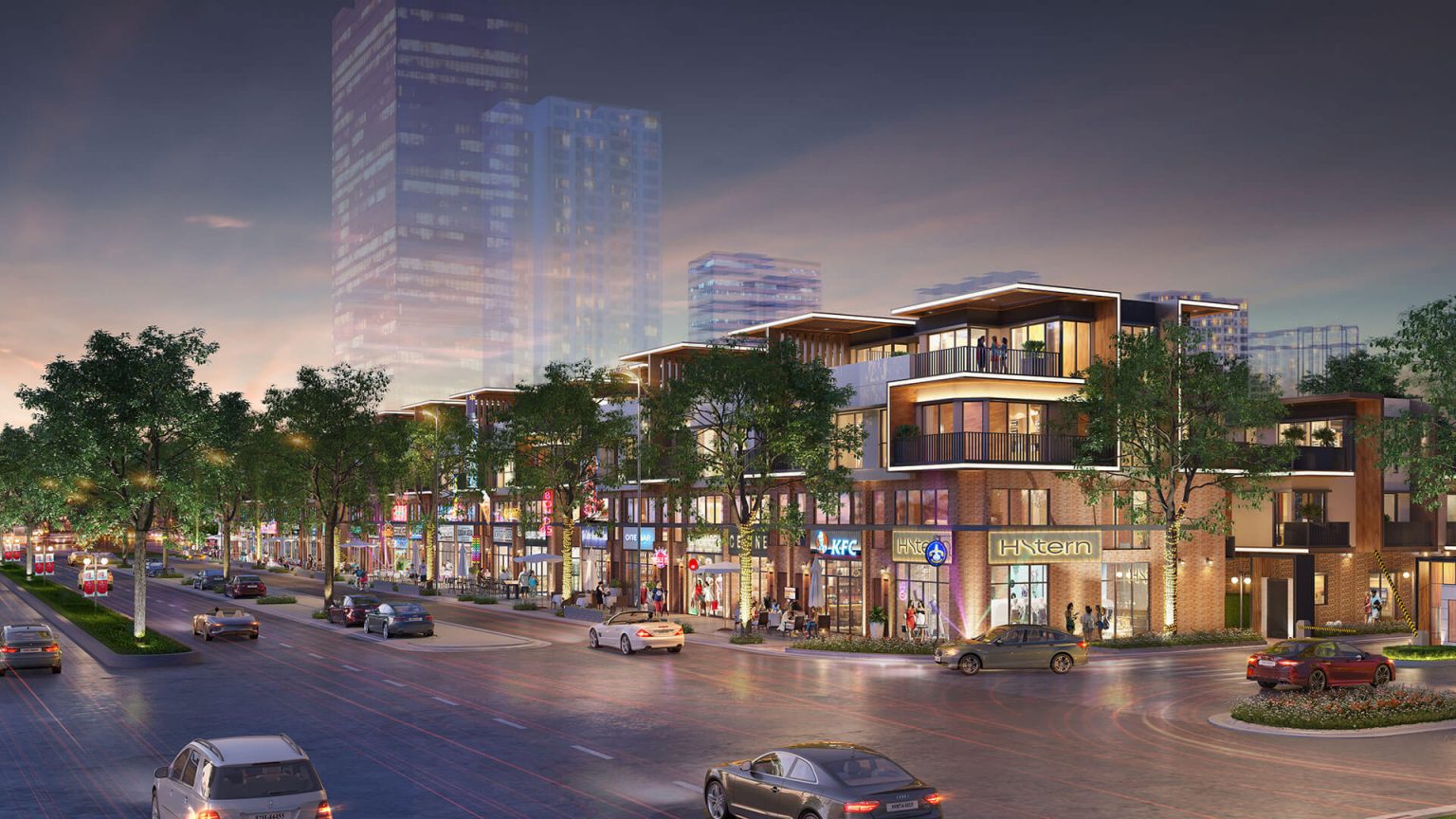 Mẫu nhà phố khu đô thị izumi city