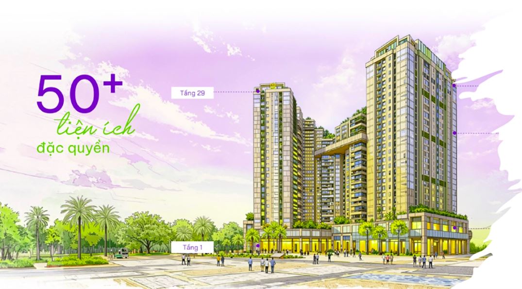 Phối cảnh dự án nam mekong grand plaza