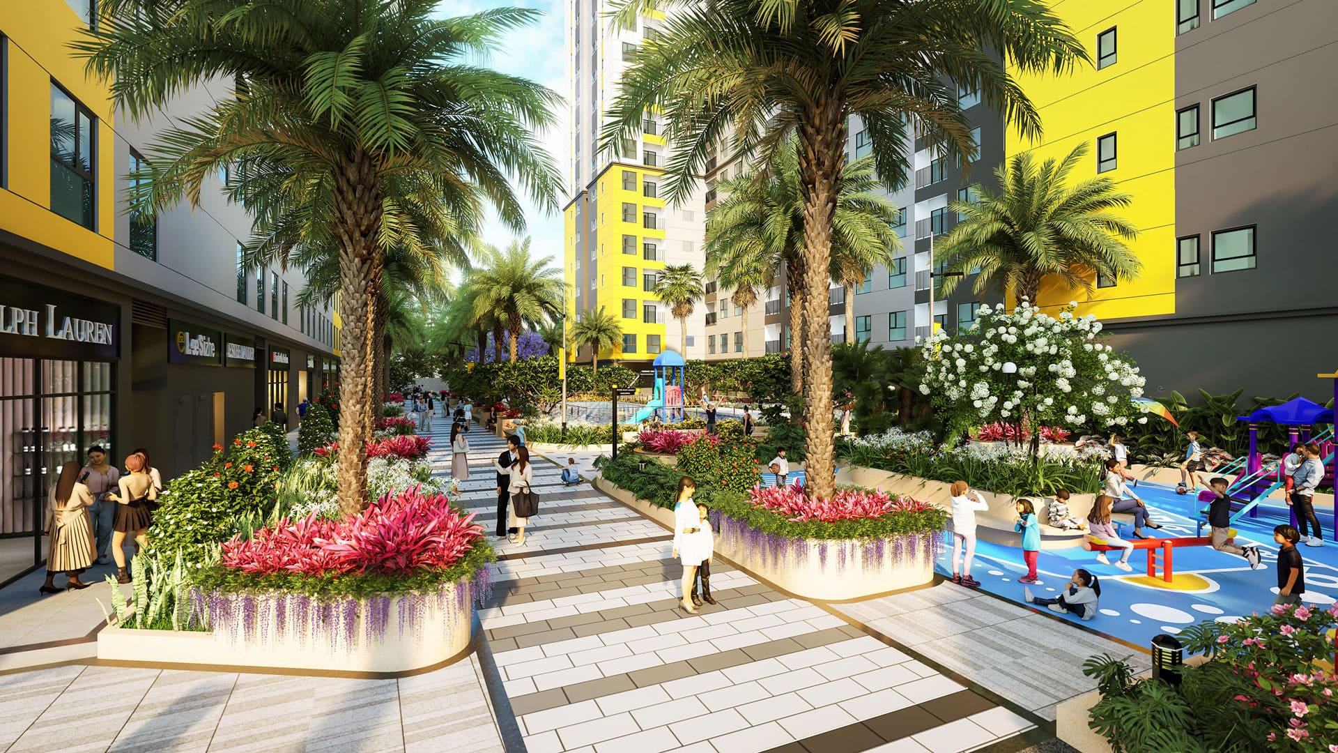 Tiện ích dự án bcons central park 1