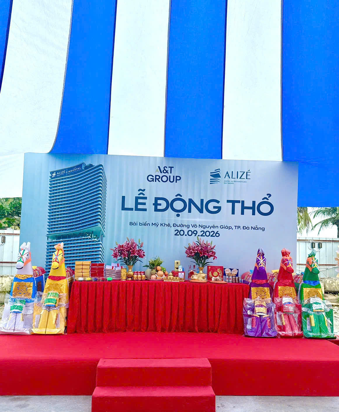 lễ động thổ dự án alize đà nẵng