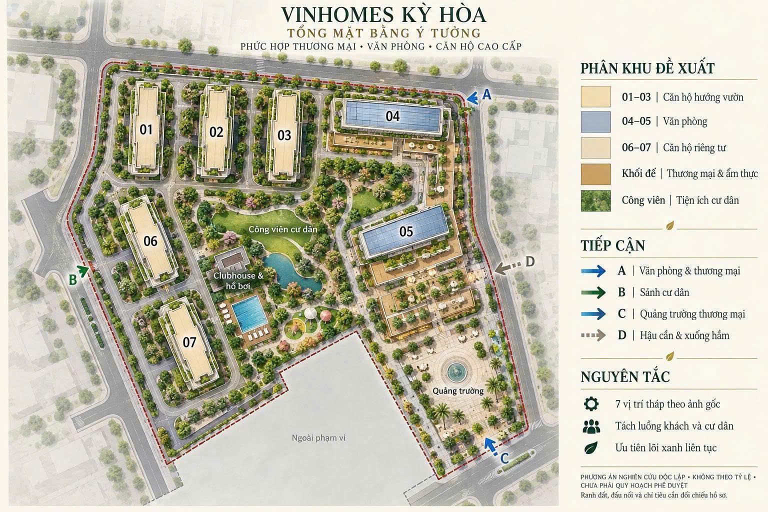mặt bằng vinhomes kỳ hoà