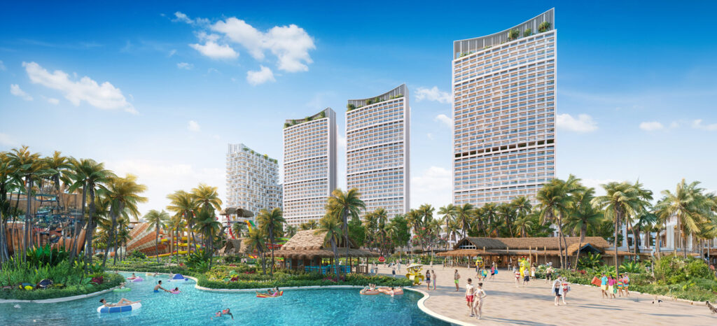 phối cảnh sun group cù lao phố